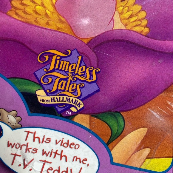 Vintage 1994 Thumbelina Sealed VHS Compatible with TV Teddy - Picture 3 of 7